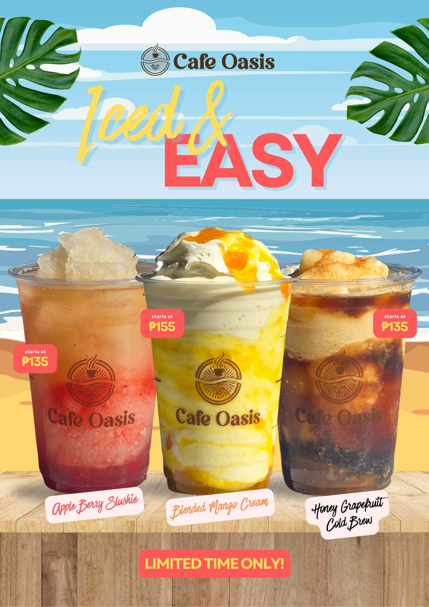 Iced & Easy - Cafe Oasis Limited Edition Summer Drinks